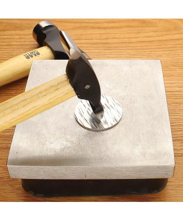 Beadsmith Sharp Texturing Hammer - 9 Wooden Handle, 73.5mm Steel Head, 1.2oz, Two 12mm Faces - Metalwork Texturing Tool for Patterns & Dimension - Buy Online on SooperMarket.com