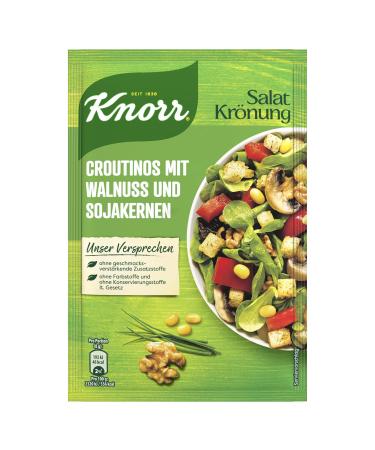 Knorr Salad Dressing Croutinos with Walnuts and Soya Seeds (1 x 25 g) Walnuts and Soya Seeds 25 g (1 pack)