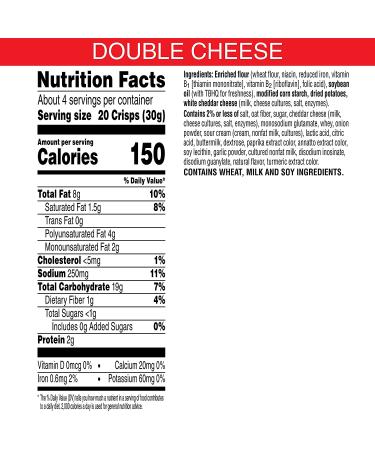 Cheez-It Snap'd Double Cheese Baked Snacks - 3.6oz Pouch (Pack of 6) | Tasty & Crunchy - Buy Online on SooperMarket.com