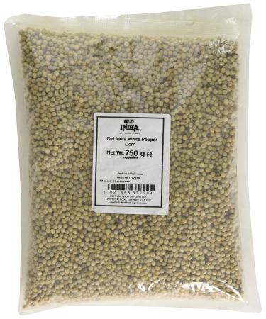 Old India White Pepper Corn 750g 750 g (Pack of 1)