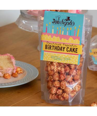 Joe & Seph's Birthday Cake Popcorn (1x70g) gourmet popcorn on the go snack sweet popcorn - Buy Online on SooperMarket.com