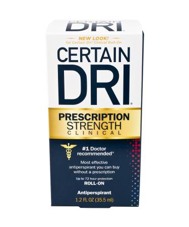 Certain Dri Anti-Perspirant, Roll-On, Pack of 3, 1.2 oz