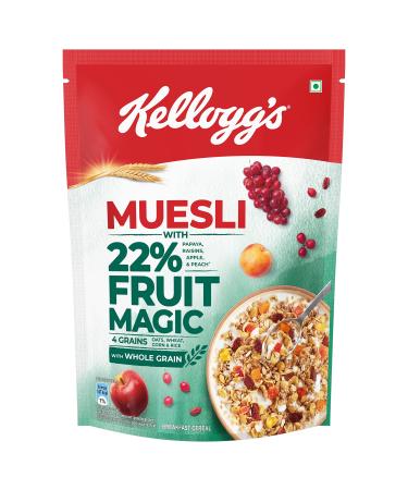 Kellogg's Muesli with 24% Fruit Magic Pouch, 500 g