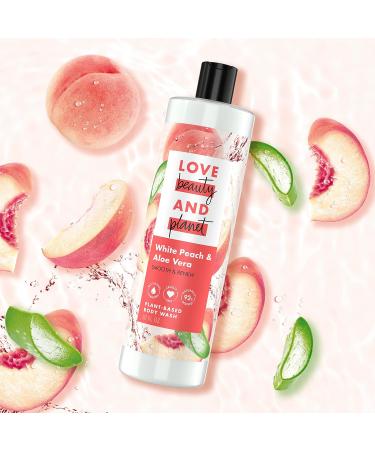 Buy Love Beauty and Planet Smooth & Renew Body Wash - White Peach & Aloe Vera - Sulfate-Free Cruelty-Free 92% Naturally Derived - 20 oz - International Shipping - Buy Online on SooperMarket.com