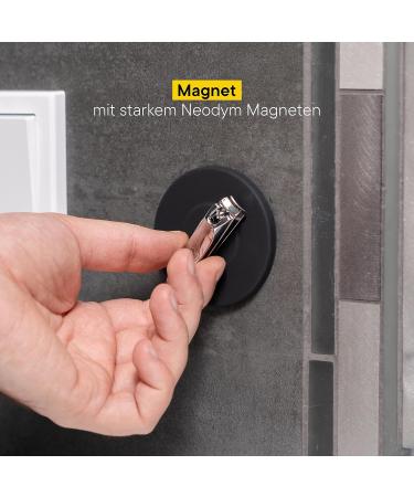 DELUXXOO High-Quality Magnetic Holder - Self-Adhesive Silicone Bathroom Organizer | No Drilling | Extra Strong Hold - Shop Now! - Buy Online on SooperMarket.com