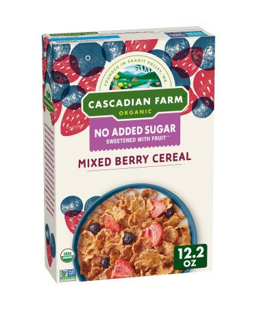 Cascadian Farm Organic Mixed Berry Cereal, No Added Sugar, 12.2 oz