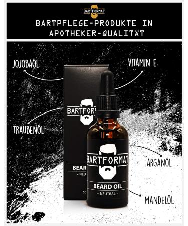 Premium 4-Part Beard Care Set | Includes Beard Oil Brush & Cultural Bag | Ideal Gift for Men - Buy Online on SooperMarket.com