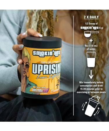 Revolution Nutrition Uprising Smokin' Hot CLA Carnitine Tartrate Caffeine Vitamin B6 B12 300g 60 Servings Orange Cream Orange Cream 300g - Buy Online on SooperMarket.com