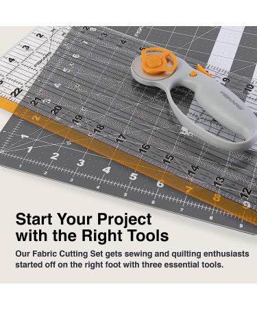 Fiskars Craft Supplies: Self Healing Cutting Mat for Crafts  Sewing  and Quilting Projects  24x36 (12-83727097J)   Gray Home - Buy Online on SooperMarket.com