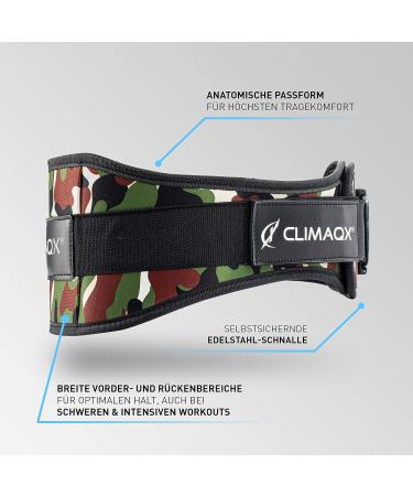 Climaqx Professional Weight Lifting Belt | Extra Strong Hold & Protection for Gym Fitness Bodybuilding & Weightlifting - Buy Online on SooperMarket.com