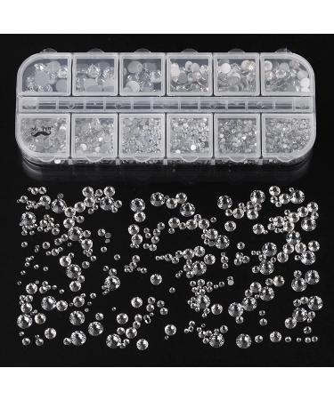 Mr. Pen 2000 pcs Rhinestones Set with Tweezer and Picking Pen for Crafts, Face, Nails, Makeup - Flat Back Round Rhinestones - Buy Online on SooperMarket.com