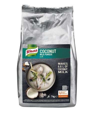 Knorr Coconut Milk Powder (Milk Powder from 20 fresh coconuts yields 6.6 litres of coconut milk) 1 pack (1 x 1 kg) Coconut Milk Single