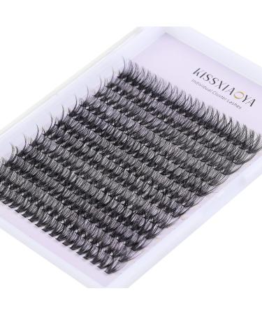 Cluster Eyelash 240pcs 40D 0.07 D Curl 15mm Cluster Eyelashes Extensions Soft Individual Lashes Natural False Eyelashes Cluster DIY Eyelash Extension At Home (15mm 15mm 40D-D-0.07) 1 count (Pack of 1) 15mm 40D-D-0.07