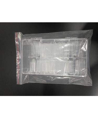 Kalolary 500PCs Extra Long Transparent C Curve Nail Tips XXL Coffin Shape French Fake Nails for Nail Art & Manicure - Buy Online on SooperMarket.com
