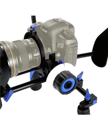 MARSRE DSLR Shoulder Rig Film Making Kit with Follow Focus, Matte Box, C-Shape Mounting Bracket and Top Handle for DSLR Video Cameras and DV Camcorders - Buy Online on SooperMarket.com