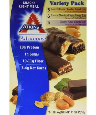Atkins Caramel Snack/Light Meal - Variety Pack - 16 ct. - Buy Online on SooperMarket.com