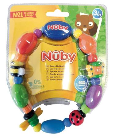 Nuby Bug-a-Loop Teether for 3+ Months - Safe & Soothing Baby Teether - Buy Online on SooperMarket.com