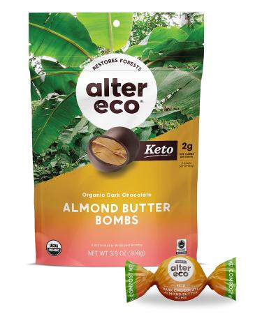 Alter Eco Organic Dark Chocolate Almond Butter Bombs 3.8 oz ( 108 g)