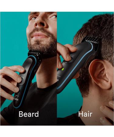Braun 10-in-1 All-in-One Style Kit Series 5 Male Grooming Kit With Beard Trimmer Hair Clippers Nose and Ear& Precision Trimmer Gifts for Men UK 2 Pin Plug MGK5445 Black Packaging may vary Black MGK5445 - Buy Online on SooperMarket.com