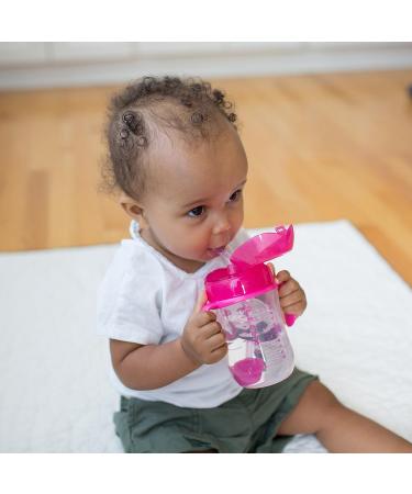 Dr. Brown's Pink Critters Sippy Cup with Straw - 9oz - 6m - Buy Online on SooperMarket.com