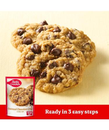 Buy Betty Crocker Oatmeal Chocolate Chip Cookies - 496g Pack | International Shipping Available - Buy Online on SooperMarket.com