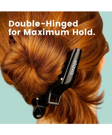 Xtava Styling Hair Clips - 12 pcs Professional Plastic Sectioning Clips for Thick and Thin Hair - Buy Online on SooperMarket.com