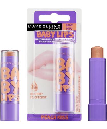 Maybelline New York Baby Lips Peach Kiss - Moisturising Lip Care Balm with SPF20 | 5g - Shop Internationally! - Buy Online on SooperMarket.com