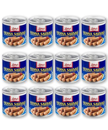 Libby's Vienna Sausage 4.6 Oz, 12 Cans.