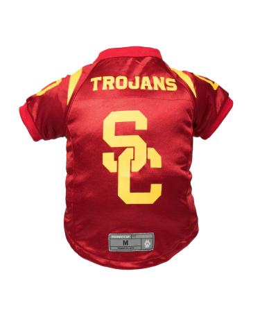 Little Earth NCAA Pet Premium Jersey USC Trojans Medium Team Color