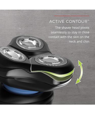 Buy Remington Hyperflex Advanced Rotary Shaver - 100% Waterproof Electric Razor - Black | International Shipping - Buy Online on SooperMarket.com