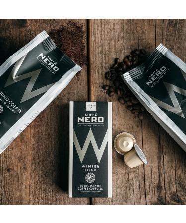 Caff Nero Winter Blend Ground Coffee Medium Roast Limited Edition (6 x 200g Coffee Bags) (Winter Blend) - Buy Online on SooperMarket.com