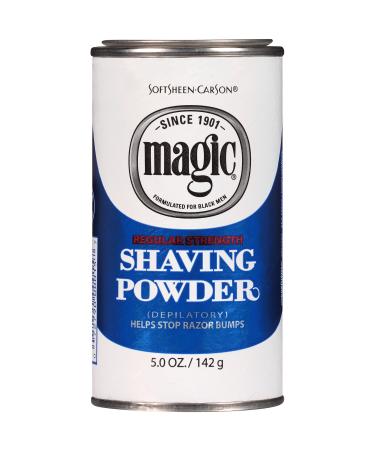 U/S Magic Shave Pwd Blue# Size 5oz Beauty Enterprises Magic Regular Strength Shaving Powder Blue #15 5oz