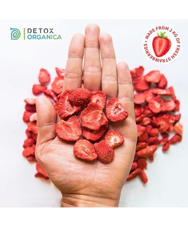 Organic Freeze-Dried Strawberries 300g | 100% Natural No Additives High-Quality Detox Fruits - Buy Online on SooperMarket.com