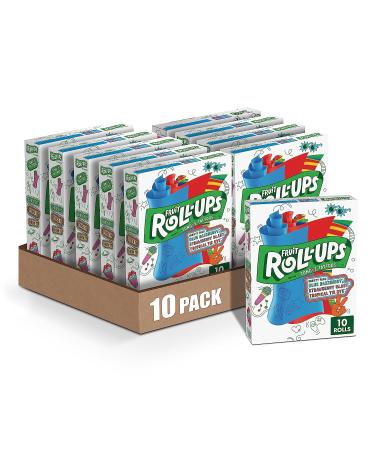 Fruit Roll-Ups Fruit Flavored Snacks, Variety Pack, Pouches, 10 ct (Pack of 10)