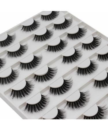 18mm Wholesale Eyelashes 16 Pairs 3D Mink Lashes Natural Long Mink Eyelashes Wholesale False Eyelashes Makeup False Lashes In Bulk (D039)