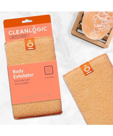 Cleanlogic Small Exfoliating Body Scrubber - Gentle Exfoliation for Smooth Skin - Buy Online on SooperMarket.com