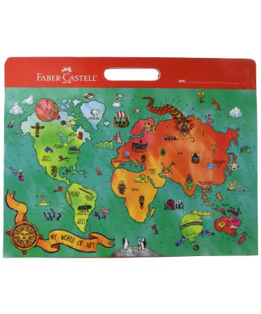 Faber-Castell My World of Art Portfolio for Kids - 8 Expandable Folder Pockets for Kid's Artwork and Keepsakes