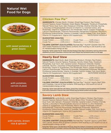 Rachael Ray Nutrish Premium Natural Wet Dog Food Variety Pack 8oz (Pack of 6) - Savory Favorites - Buy Online on SooperMarket.com