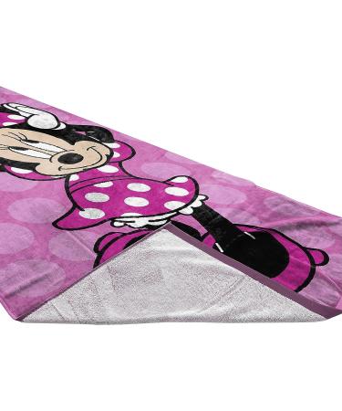 Disney Minnie Mouse Pink Bath/Pool/Beach Towel - Super Soft & Absorbent Cotton - 28 x 58 inches - Buy Online on SooperMarket.com