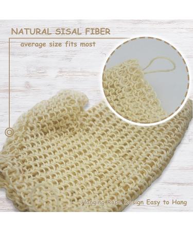 Natural Sisal Bath Spa Shower Scrubber Mitt - Exfoliate, Soften, and Renew Skin - Eco-Friendly - 1 Pack - Buy Online on SooperMarket.com