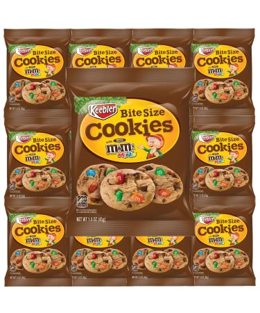 Keebler M&M Cookies 1.6oz Pouches 12 Count