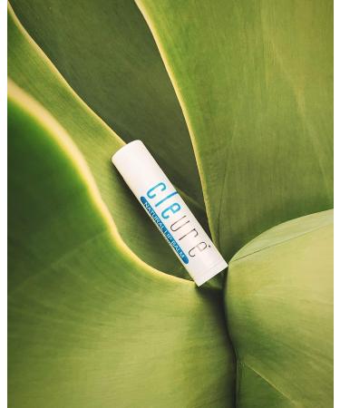 Cleure Organic Lip Balm - Paraben-Free, Fragrance-Free, Flavor-Free, Petrolatum-Free - 1 Pack, .15 oz - Buy Online on SooperMarket.com