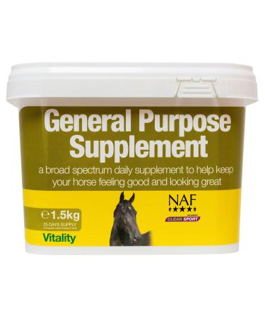 NAF General Purpose Supplement for Horses 1.5kg Horse 1.5 kg (Pack of 1)