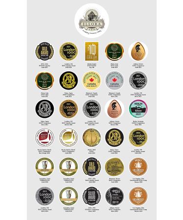 Ellora Farms  Global Gold Award Winner  Single Origin & Estate Traceable Extra Virgin Olive Oil  First-Cold Pressed  Certified PDO  Harvested in Crete  Greece  Kosher OU  1 Lt (33.8 oz.) Tins  Pack of 2 33.8 Fl Oz (Pack of - Buy Online on SooperMarket.com