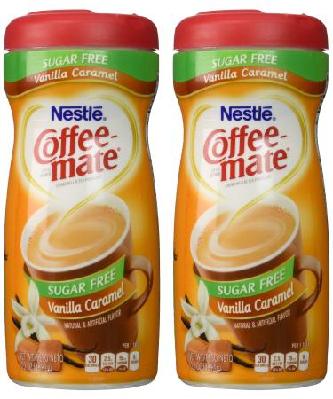 Coffee Mate Powder Coffee Creamer Sugar Free Vanilla Caramel 10.2 oz (289.1 g)