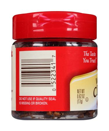 McCormick Whole Cloves 0.62 oz - Premium Quality Spices for Cooking & Baking - Buy Online on SooperMarket.com