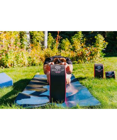 Scale It Up Yoga Wheel Set with Carrying Case - Back Pain Relief & Muscle Relaxation Roller Wheel for Balance, Flexibility, and Strength - Buy Online on SooperMarket.com