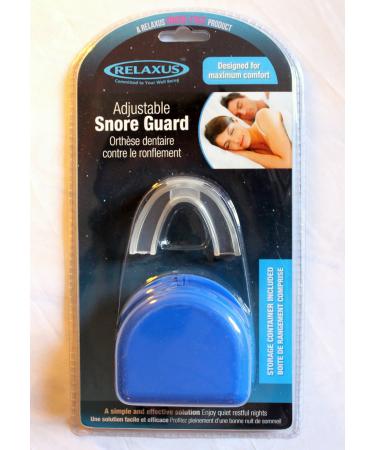 CUSTOM FIT Anti Snoring Mouth Guard with Case."Boil and Bite".