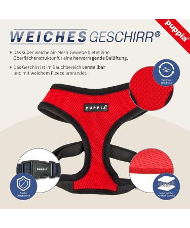 Puppia Dog Harness for Small & Medium Dogs - Super Soft Multi-Color Also Functions as Puppy Dish - Atani Train Harness in Green XXL - Buy Online on SooperMarket.com