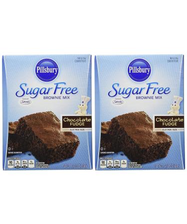 Pillsbury Sugar Free Chocolate Fudge Brownie Mix - 12.35 Oz (Pack of 2) - Buy Online on SooperMarket.com